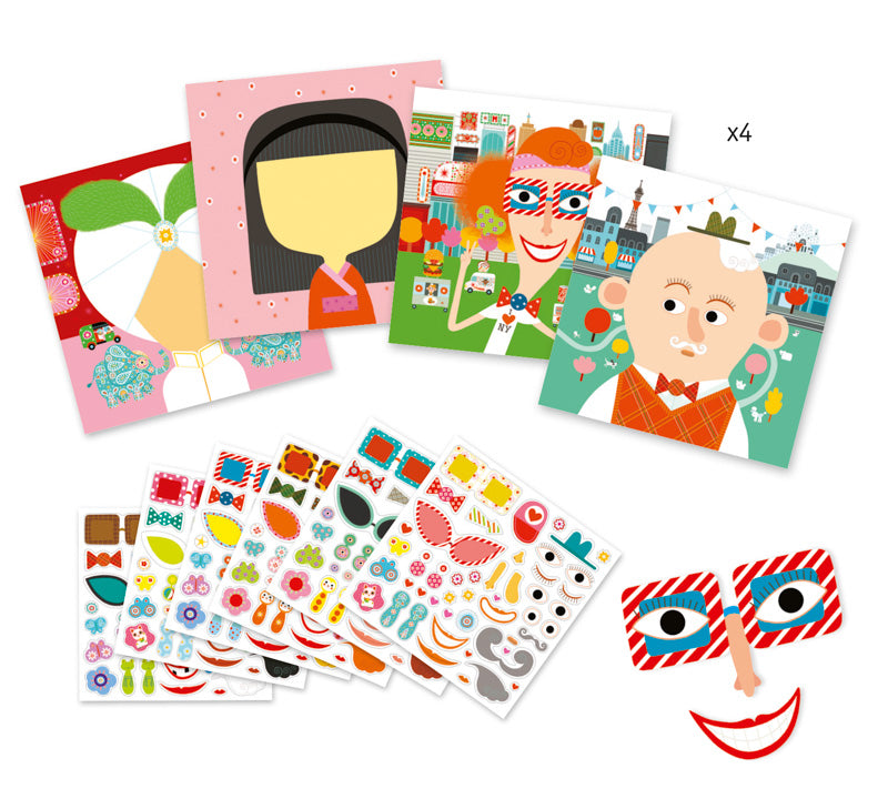 DJECO Stickers - Create All Different Stickers Kit