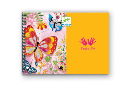 DJECO Art Kits - Glitter Boards - Butterflies