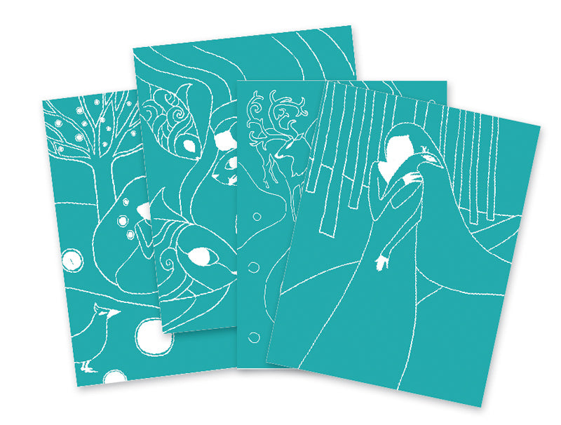 DJECO Art - Scratch Cards - Ondines