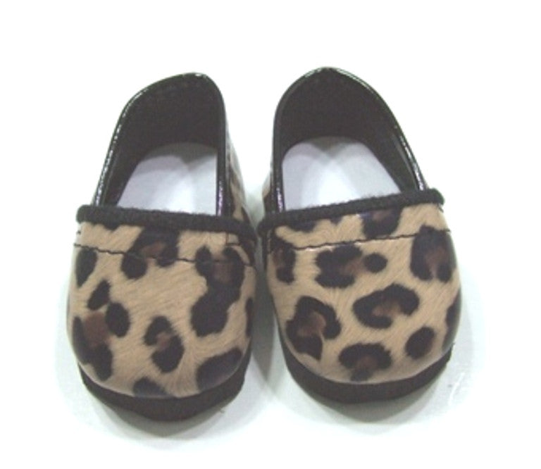 DRESS MY DOLL Shoes Cheatah Print Loafers