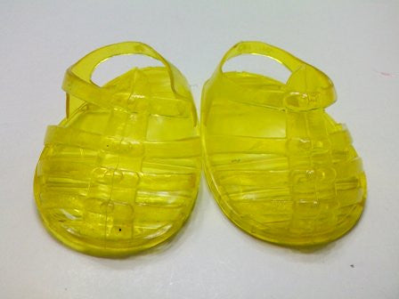 DRESS MY DOLL Shoes Yellow Jely Sandles