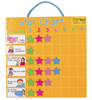 FIESTA CRAFTS Magnetic Chart - Star Chart Yellow