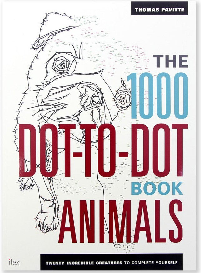 1000 Dot-To-Dot Animals -  Paperback