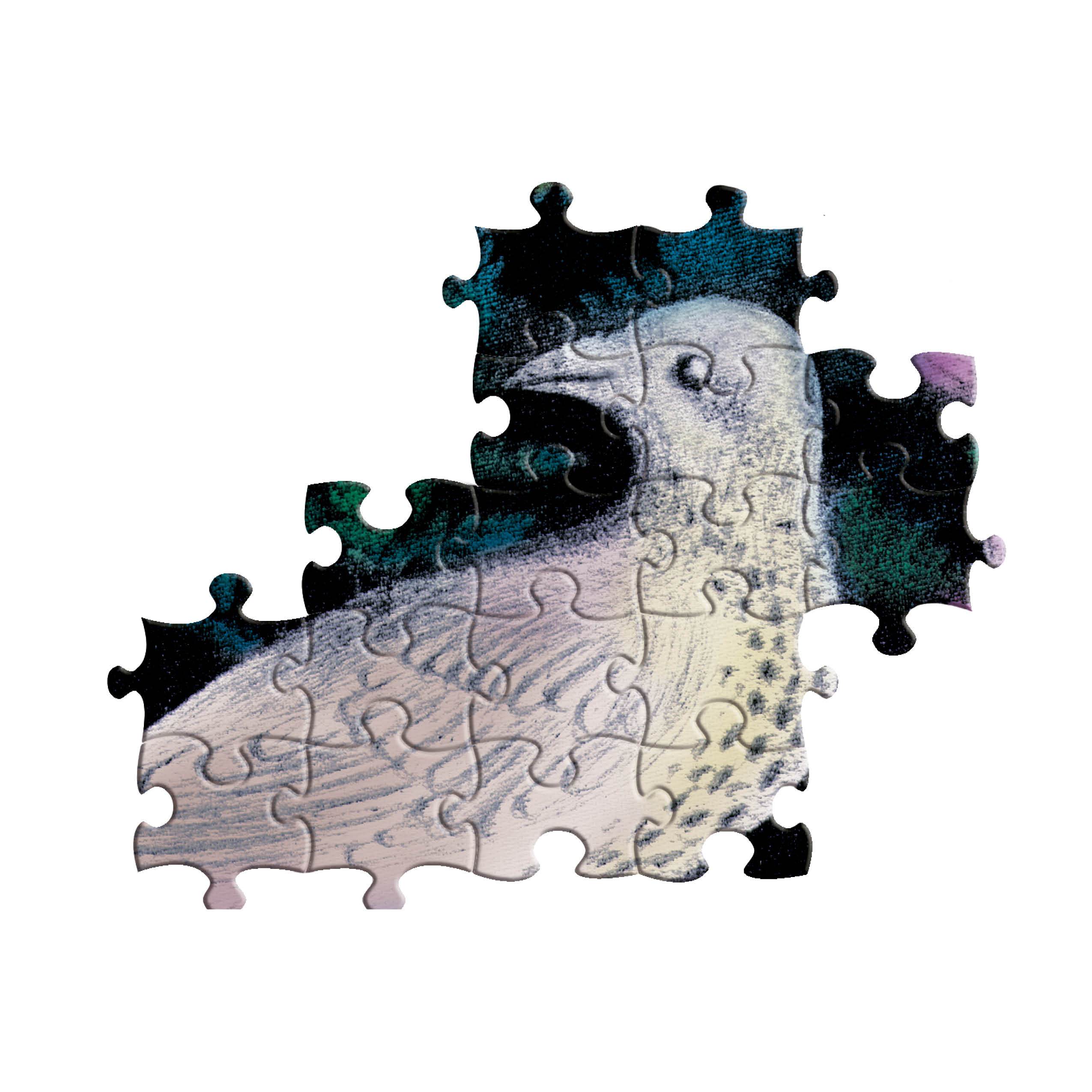 EEBOO - Puzzle - Birds in Fern - 1000 piece
