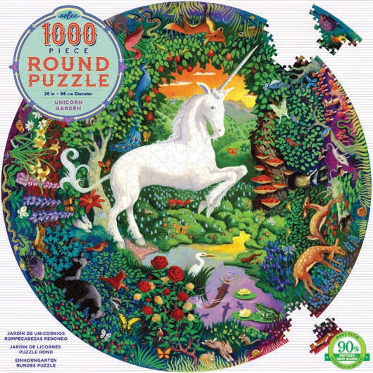 EEBOO - Puzzle - Unicorn 500 Piece Round