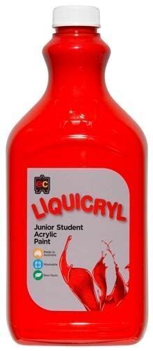 EC Liquicryl Junior Student Acrylic Paint - 2 Litre -  Christmas Set of 3