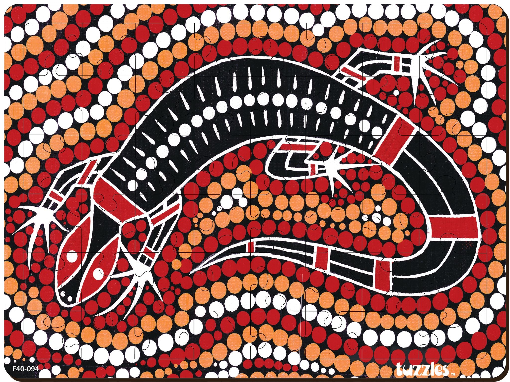 Tuzzles Aboriginal Goanna Dreaming 48 pc
