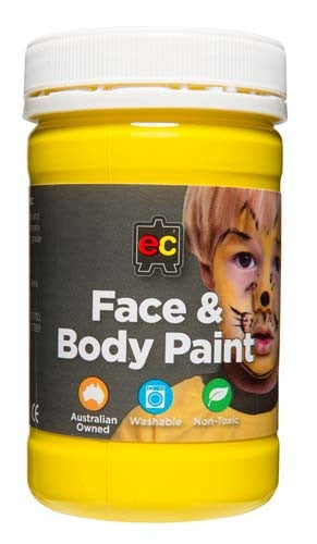 EC Face & Body Paint Yellow 175ml