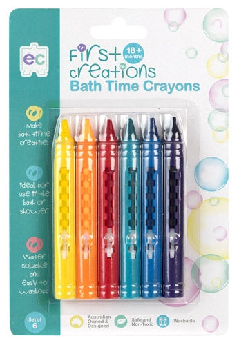EC First Creations - Bath Crayons - Set 6