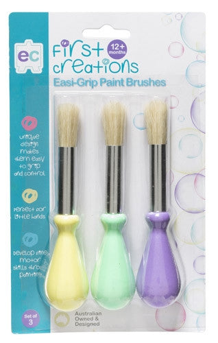 EC Easi-Grip Paint Brushes Set 3