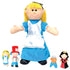 FIESTA CRAFTS Hand Puppet w/finger puppets Alice in Wonderland