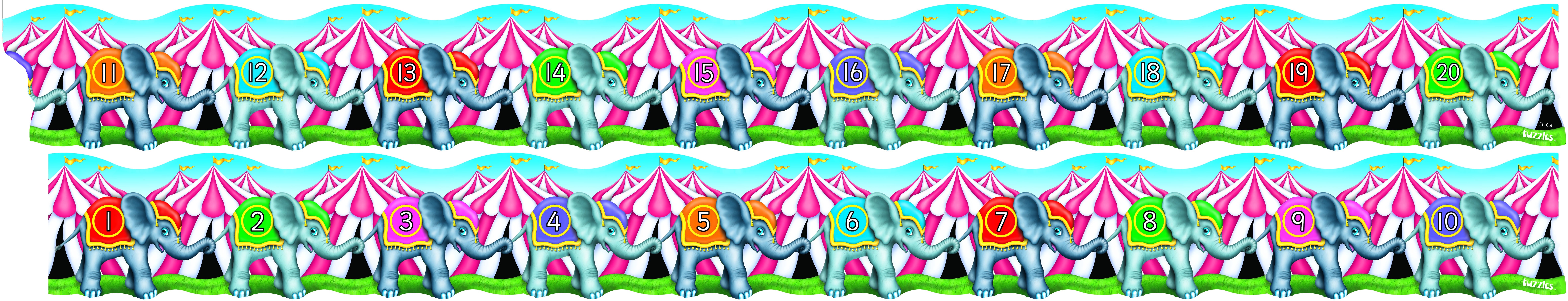 Tuzzles Counting Elephants 1-20 40pcs