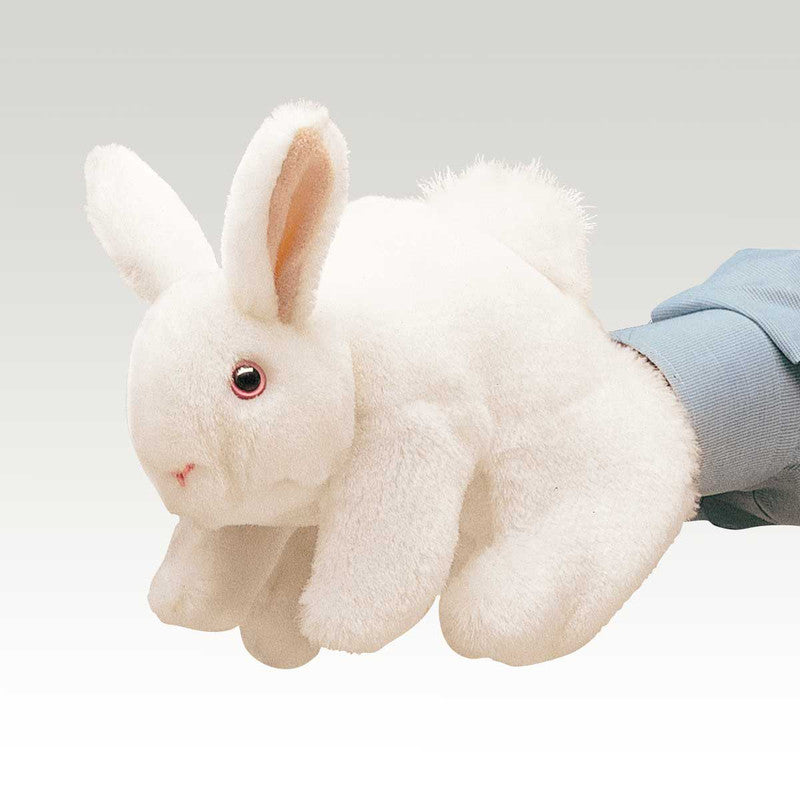 FOLKMANIS HAND PUPPETS Rabbit Bunny White