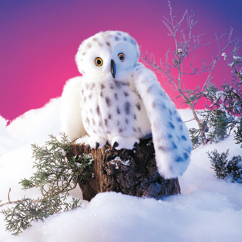 FOLKMANIS HAND PUPPETS Snowy Bird Owl