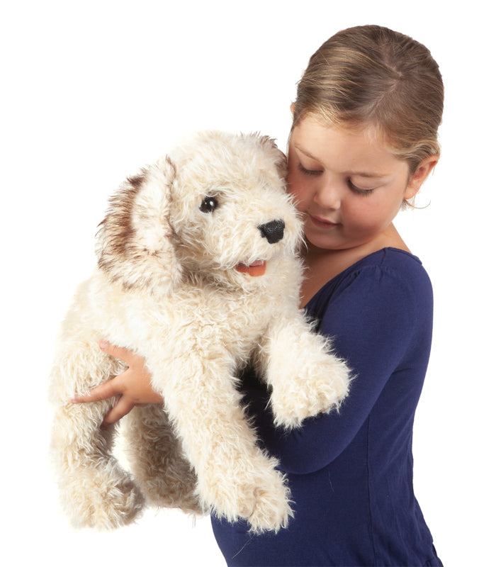 FOLKMANIS HAND PUPPETS Dog, Labradoodle