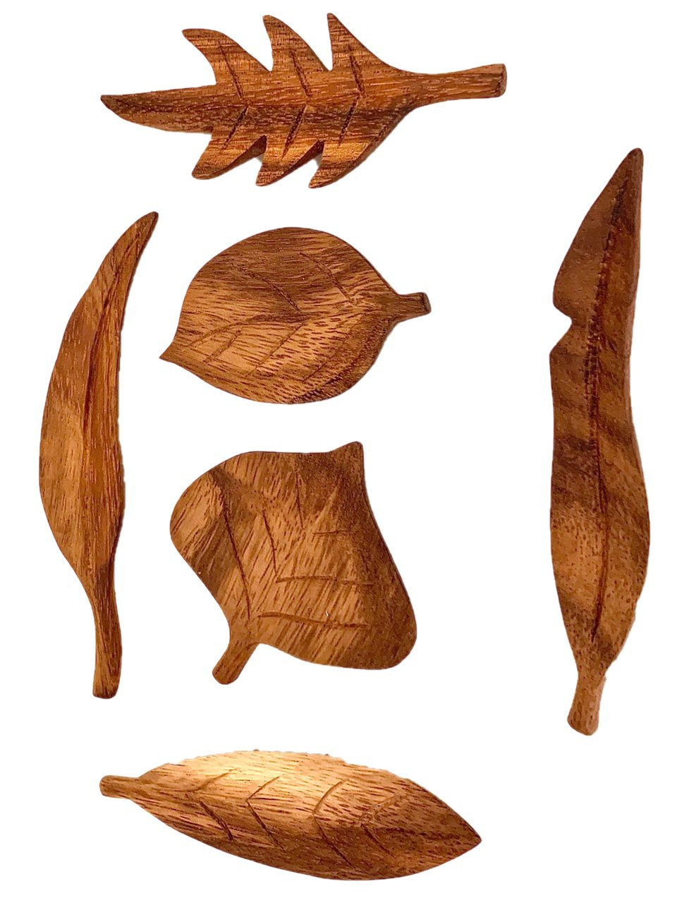 PAPOOSE -Forest Leaves -Set of 6