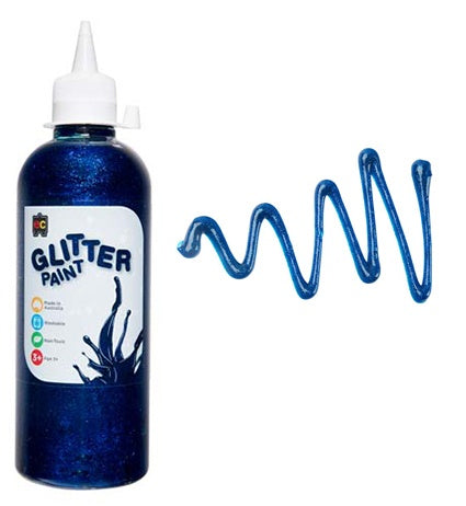 EC Glitter Paint - 500ml - Blue