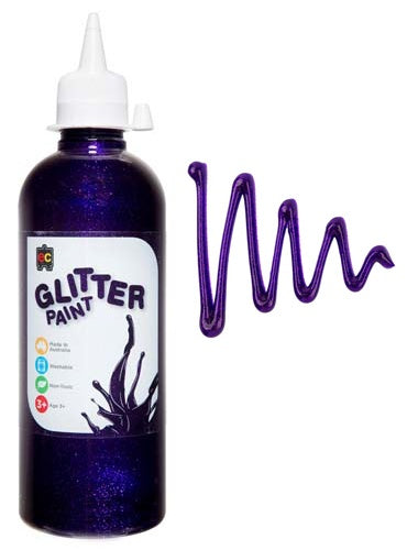 EC Glitter Paint - 500ml -  Fairy Purple