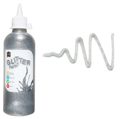 EC Glitter Paint - 500ml -  Silver