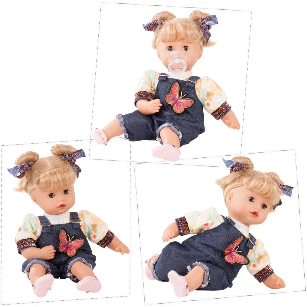 GOTZ Muffin Baby Macaron with Blonde Hair Doll 33cm
