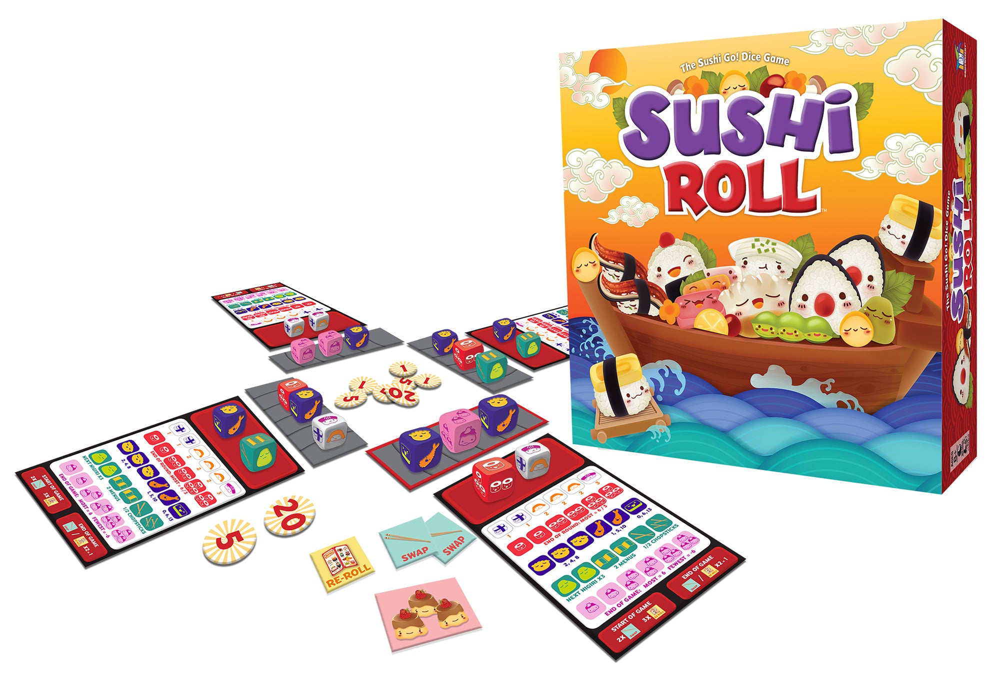 GAMEWRIGHT Sushi Roll Board Game