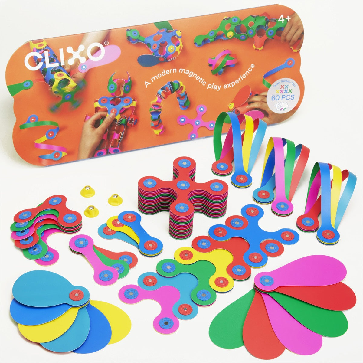 Clixo - Super Rainbow Pack - Magnetic Building