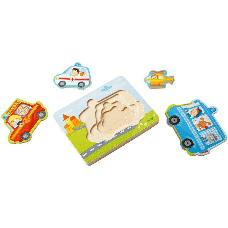 HABA Layer Puzzle - Emergency - Wooden