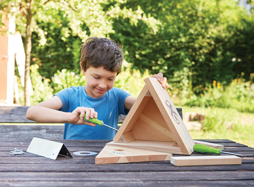 HABA TERRA KIDS - Bird Nesting Box Construction Kit - Wooden
