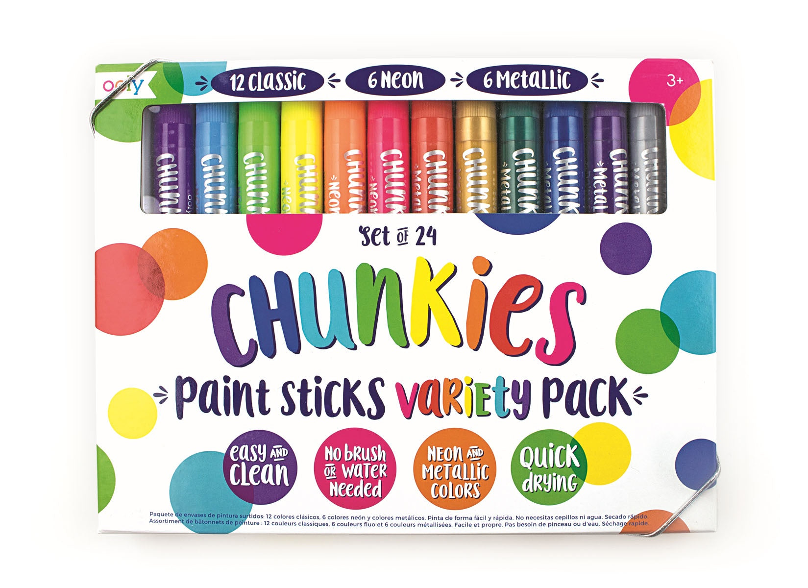 Ooly- Chunky Paint Sticks - Set of 24