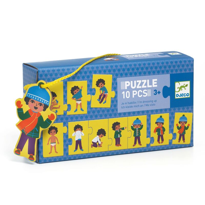 DJECO Puzzle - I'm Dressing Up 10pc Puzzle
