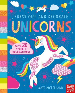 Press out and Decorate Unicorns
