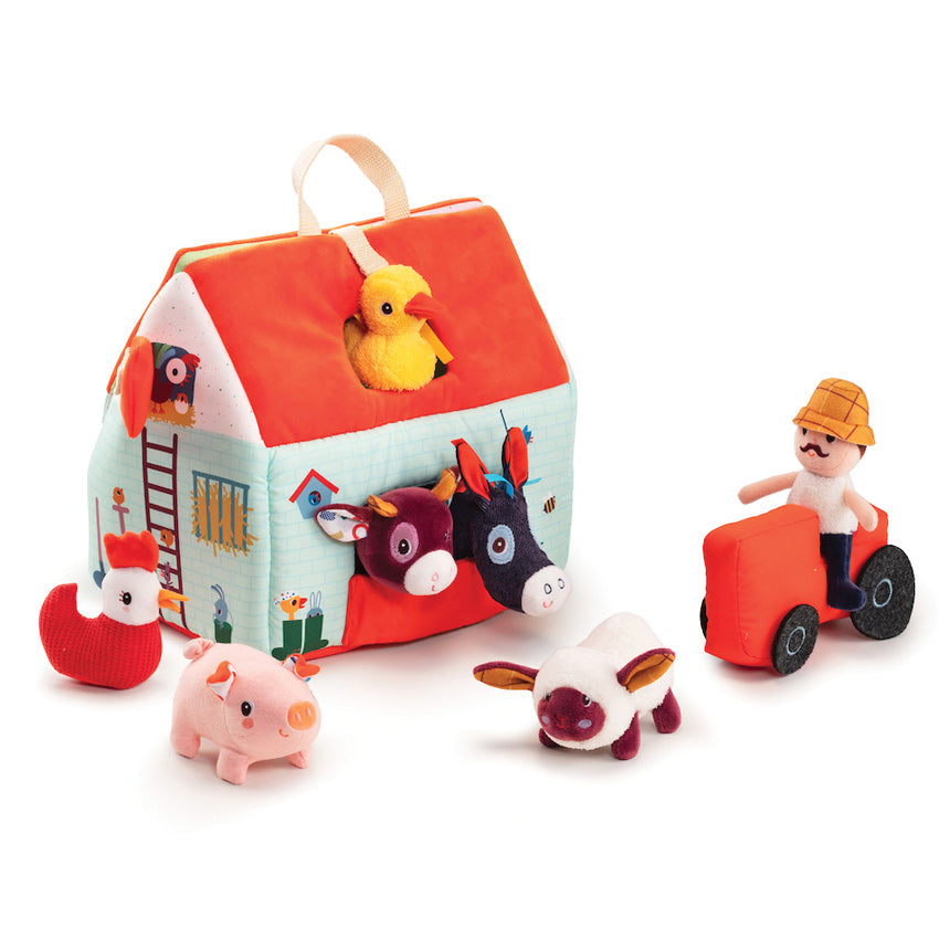 Lilliputiens - Farm Play Set -  Soft Toy