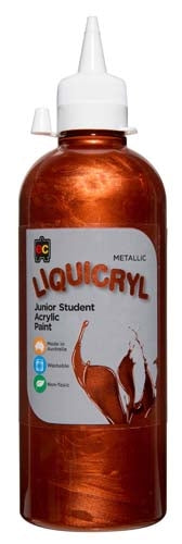 EC Liquicryl Junior Student Acrylic Paint - 500ml Copper