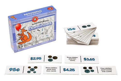 Learning Can Be Fun - Numeracy - Australian Money Dominoes