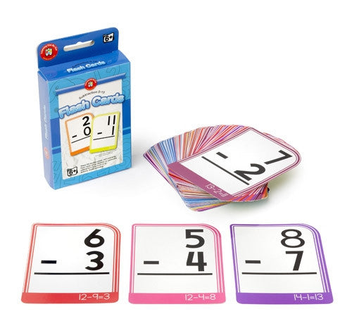 Learning Can Be Fun - Numeracy - Subtraction 0-15 Flashcards