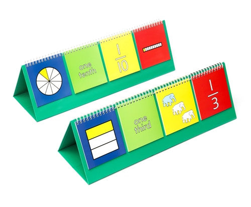 Learning Can Be Fun - Numeracy - Fraction Flip Cards Student 10pk