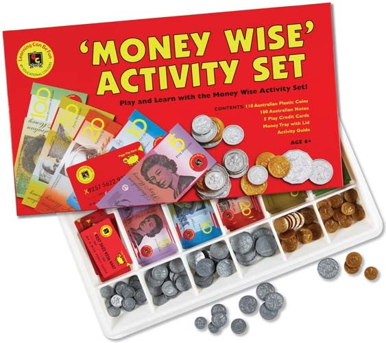 Learning Can Be Fun - Numeracy - Money Wise Activity Tray