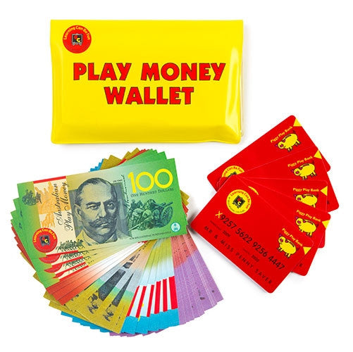Learning Can Be Fun - Numeracy - Play Money Wallet Set