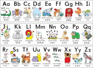 Learning Can Be Fun - Literacy - Silly Alphabet Frieze