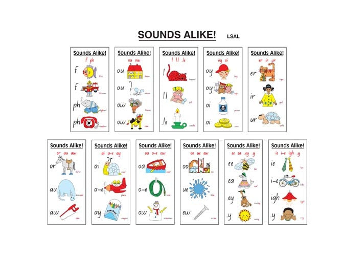 Learning Can Be Fun - Literacy - Sounds Alike Teacher Pack
