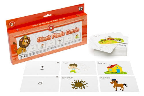 Learning Can Be Fun - Literacy - Sight Words Giant Flashcards