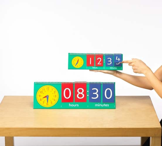 Learning Can Be Fun - Numeracy -Time Flip Chart Student Single