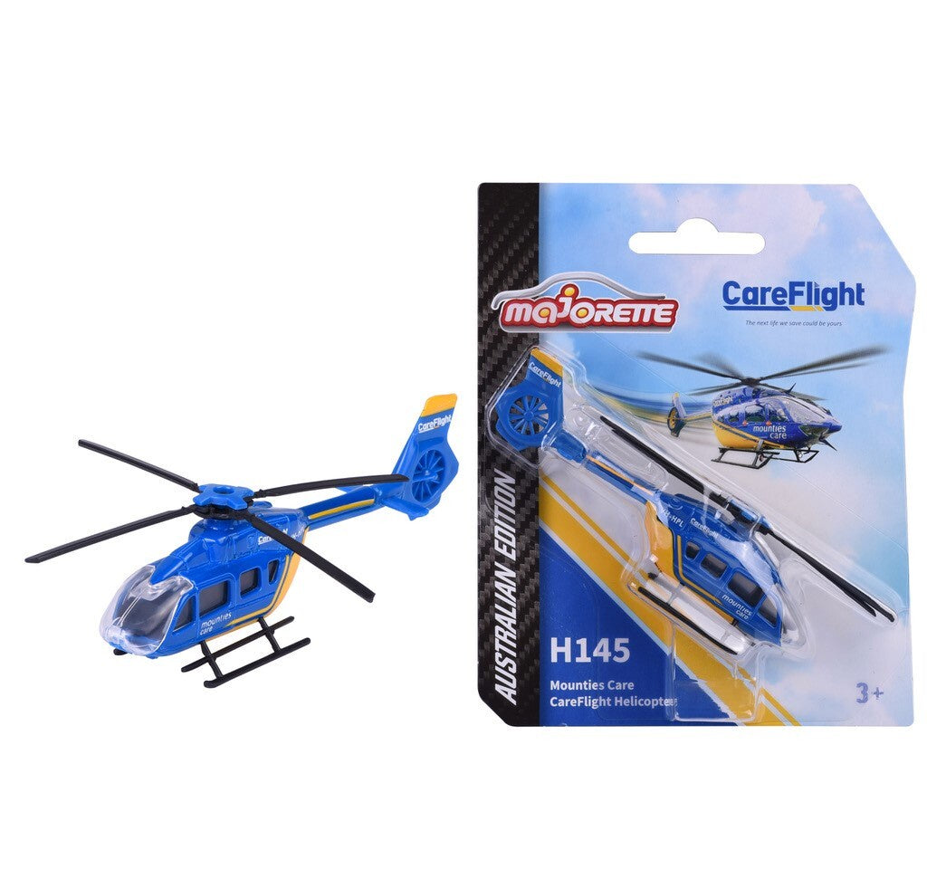 Majorette - Care Flight Helicopter - Mounties Care - Diecast Helicopter