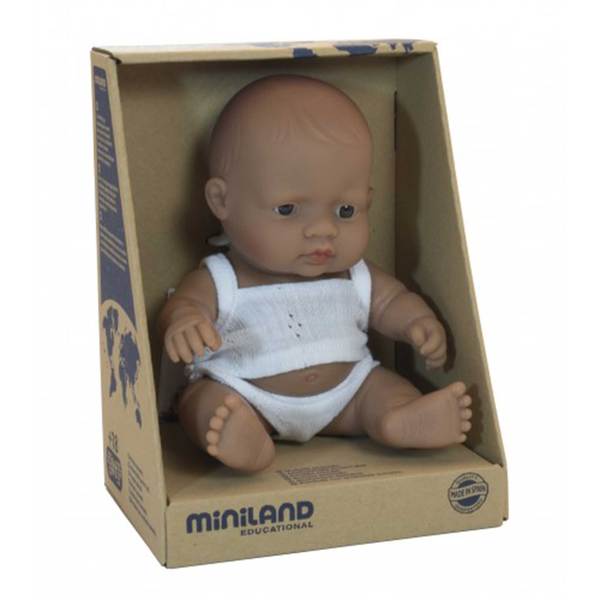 Products MINILAND Doll Latin American/Hispanic Boy 21cm Anatomically Correct Baby Doll