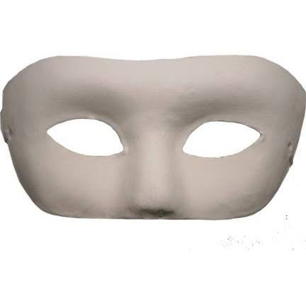 EC Papier Mache Masks Half 24