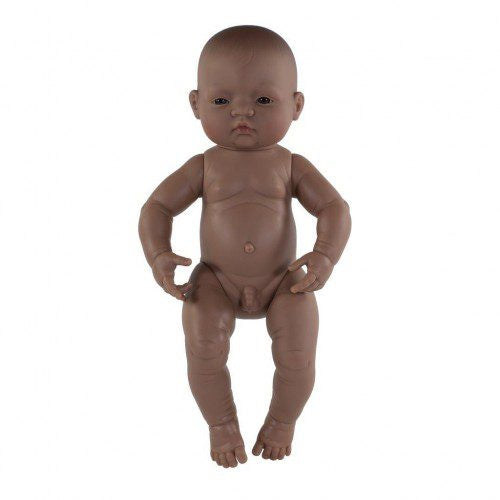 Miniland Doll - Latin American Boy 40cm - Anatomically Correct Undressed