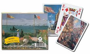 PLAYING CARDS - Double Pack - MONET GALLERY: Terrece