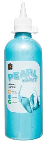 EC Pearl Junior Acrylic Paint - 500ml -  Blue