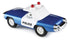 PLAYFOREVER Heat Blue and White Police Car