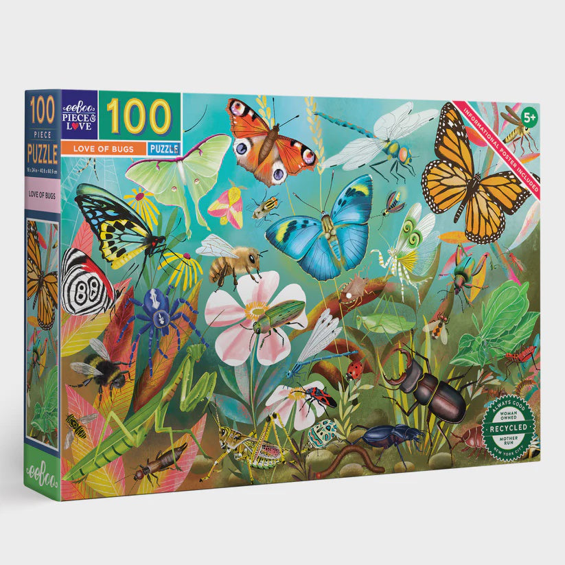 EEBOO - Puzzle - Love of Bugs - 100pc